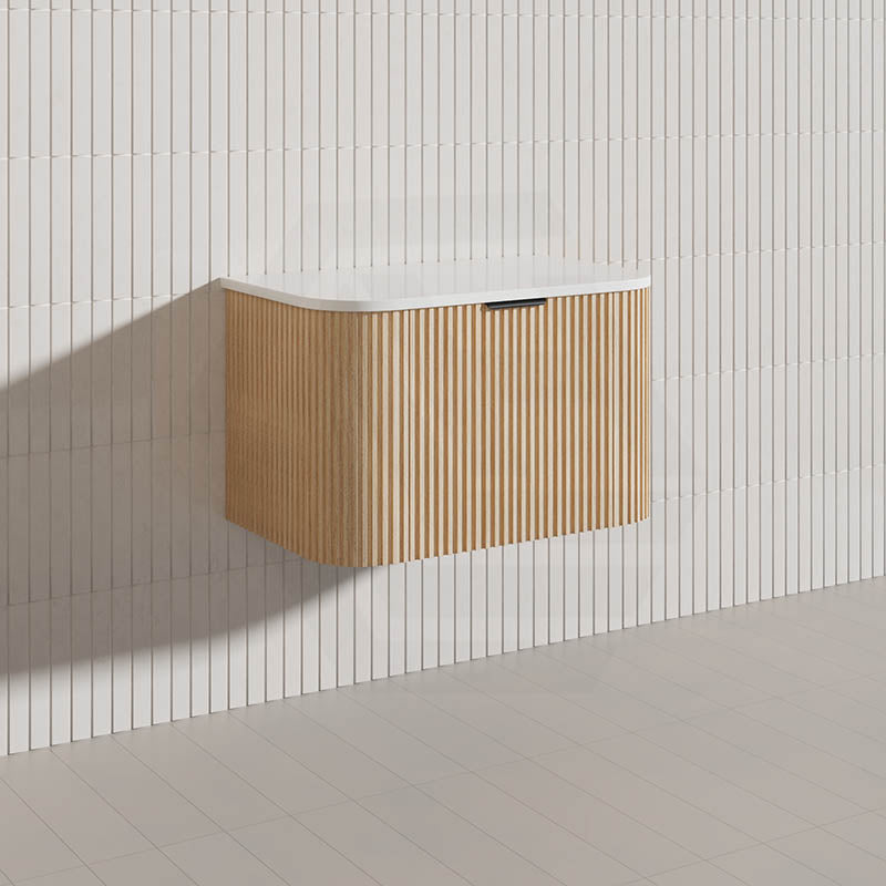 Infinity RIO 750mm 1-Door Right Hinged Bathroom Linear Surface Vanity Wall Hung Single Bowl Plywood Multi-Colour Cabinet ONLY & Vanity Top Available