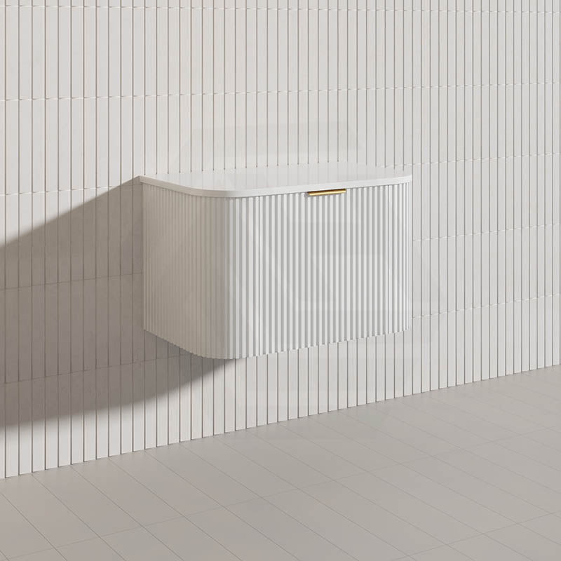 Infinity RIO 750mm 1-Door Right Hinged Bathroom Linear Surface Vanity Wall Hung Single Bowl Plywood Multi-Colour Cabinet ONLY & Vanity Top Available