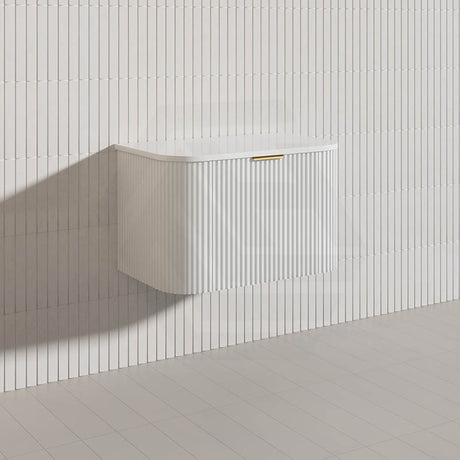 Infinity RIO 750mm 1-Door Right Hinged Bathroom Linear Surface Vanity Wall Hung Single Bowl Plywood Multi-Colour Cabinet ONLY & Vanity Top Available