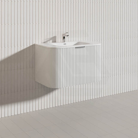 Infinity RIO 750mm 1-Door Right Hinged Bathroom Linear Surface Vanity Wall Hung Single Bowl Plywood Multi-Colour Cabinet ONLY & Vanity Top Available