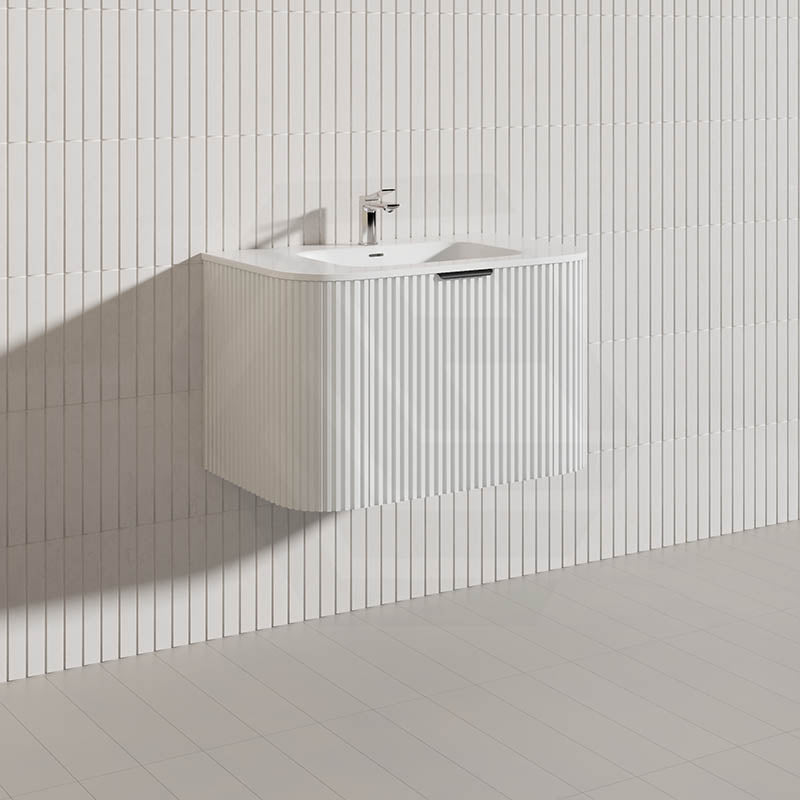 Infinity RIO 750mm 1-Door Right Hinged Bathroom Linear Surface Vanity Wall Hung Single Bowl Plywood Multi-Colour Cabinet ONLY & Vanity Top Available