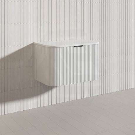 Infinity RIO 750mm 1-Door Right Hinged Bathroom Linear Surface Vanity Wall Hung Single Bowl Plywood Multi-Colour Cabinet ONLY & Vanity Top Available