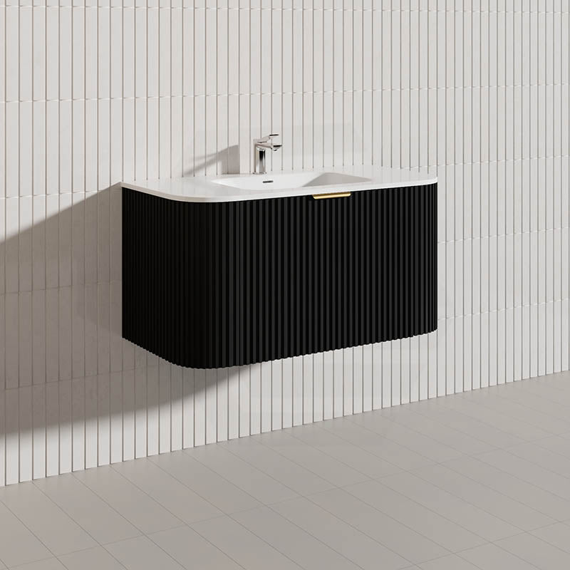 Infinity RIO 900mm 1-Drawer- Hettich Drawer Runner Bathroom Linear Surface Vanity Wall Hung Single Bowl Plywood Multi-Colour Cabinet ONLY & Vanity Top Available