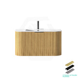 RIO 600-1500mm Bathroom Linear Surface Vanity Wall Hung Single/Double Bowl Plywood Timber Oak Cabinet ONLY & Stone Top Available
