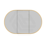Rosy 750/900/1200/1500mm Oval Wall Hung Plywood Shaving Cabinet Variant Colour Available