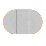Rosy 750/900/1200/1500mm Oval Wall Hung Plywood Shaving Cabinet Variant Colour Available