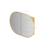 Rosy 750/900/1200/1500mm Oval Wall Hung Plywood Shaving Cabinet Variant Colour Available