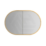 Rosy 750/900/1200/1500mm Oval Wall Hung Plywood Shaving Cabinet Variant Colour Available