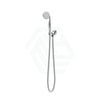 Ikon Clasico Round Chrome Hand Shower On Wall Outlet Bracket Handheld Sets