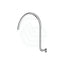 Ikon Clasico Round Chrome High-Rise Shower Arm Brass Arms