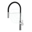 IKON Hali Chrome Black Brass Kitchen Mixer Tap