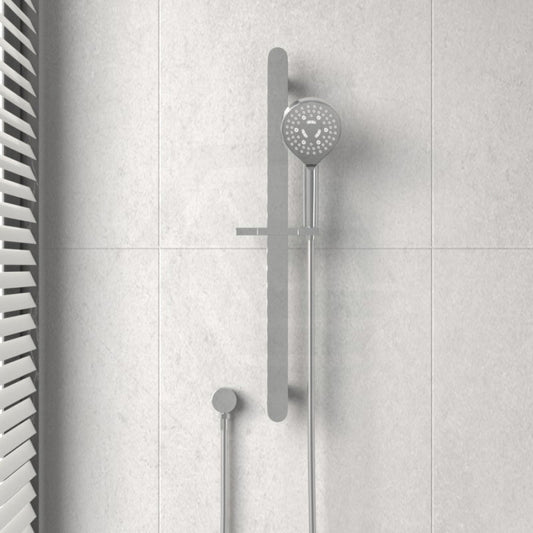 Handheld Shower On Rail With Water Inlet Chrome