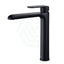 Ikon Kara Solid Brass Matt Black Tall Basin Mixer Tap For Vanity And Sink Mixers