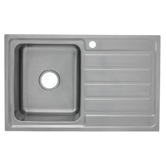 Ikon Seto 860X500X200Mm Stainless Steel Kitchen Sink Left/Right Single Bowl Available Left Hand