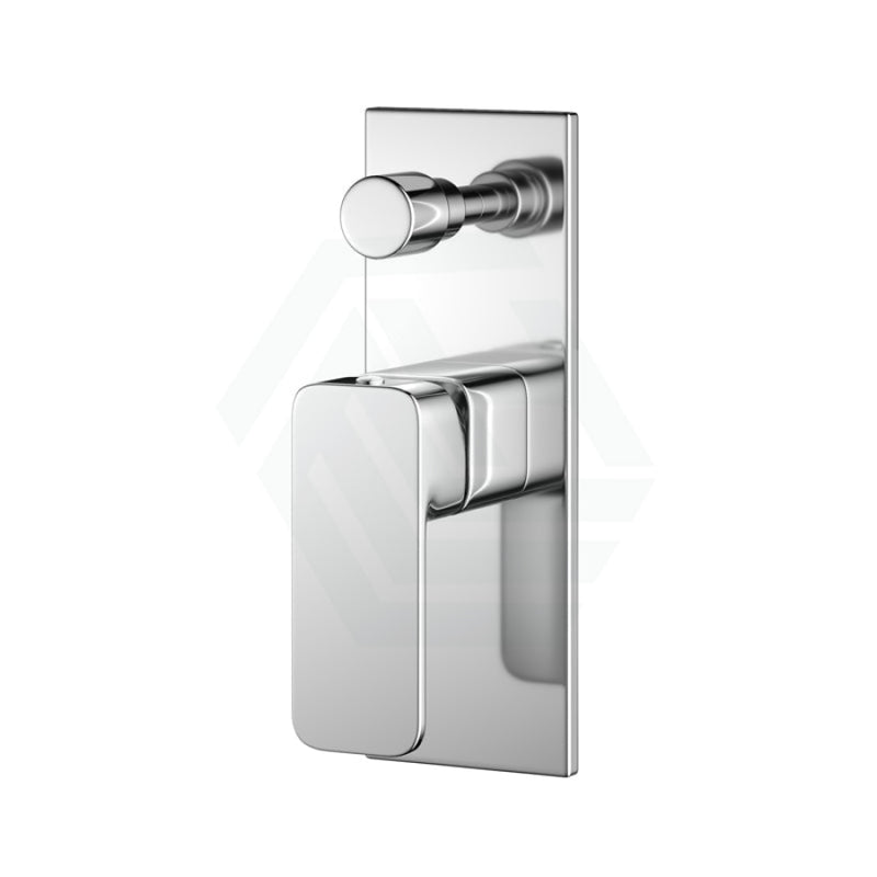Ikon Seto Solid Brass Chrome Bath/Shower Wall Mixer With Diverter Mixers With