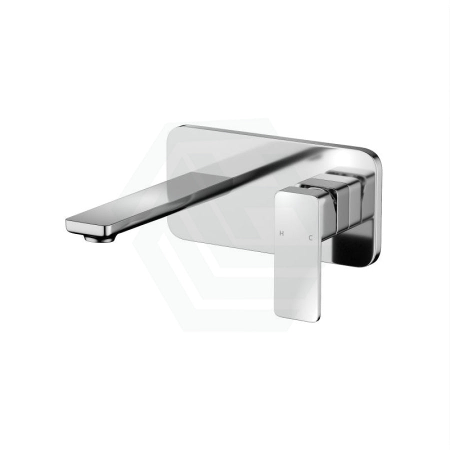 Ikon Seto Solid Brass Chrome Bathtub/Basin Wall Mixer With Spout Mixers