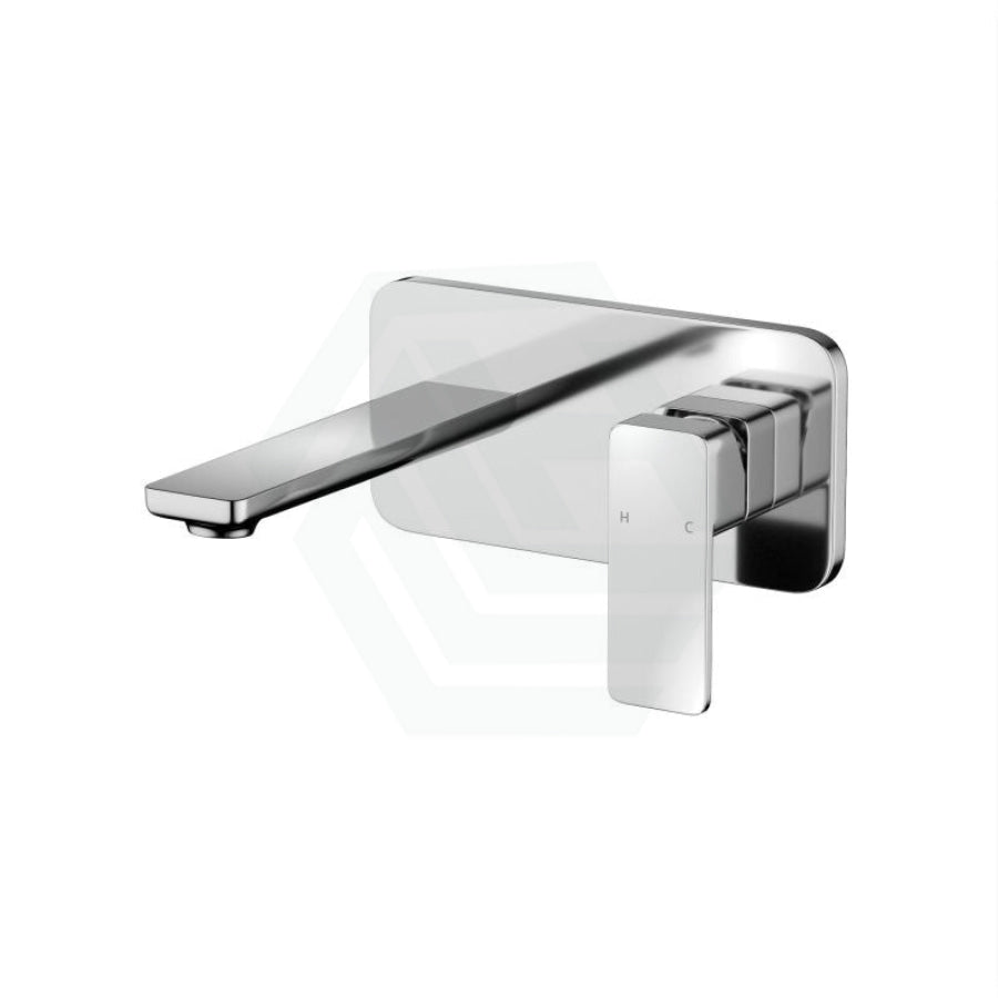 Ikon Seto Solid Brass Chrome Bathtub/Basin Wall Mixer With Spout Mixers