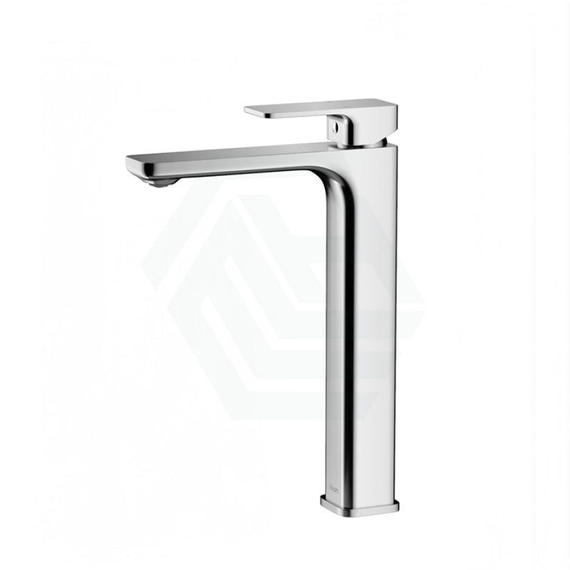 Ikon Seto Solid Brass Chrome Tall Basin Mixer Tap For Vanity And Sink Mixers
