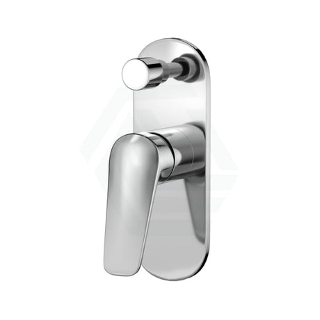 Ikon Sulu Solid Brass Chrome Bath/Shower Wall Mixer With Diverter Mixers 