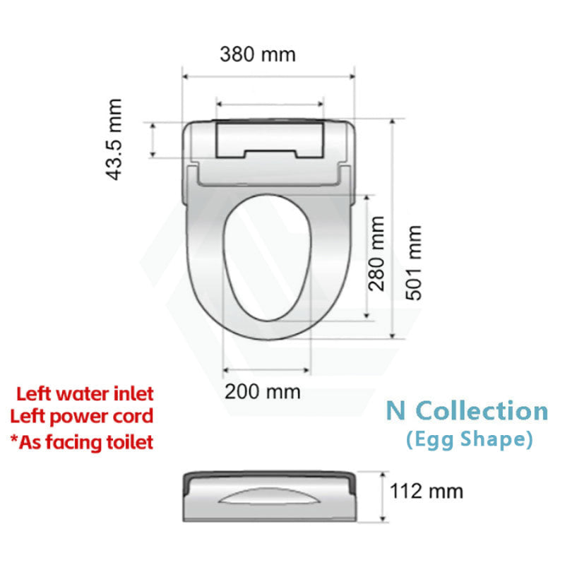 Intelligent Electric Toilet Cover Seat With Instant Water Heating And Air Dryer For Toilet Smart