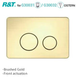 R&T Round Toilet Button for In-wall Concealed Cistern Variant Colours Available