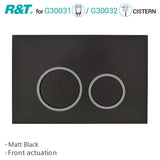 R&T Round Toilet Button for In-wall Concealed Cistern Variant Colours Available