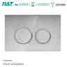 R&T Round Toilet Button for In-wall Concealed Cistern Variant Colours Available