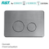 R&T Round Toilet Button for In-wall Concealed Cistern Variant Colours Available