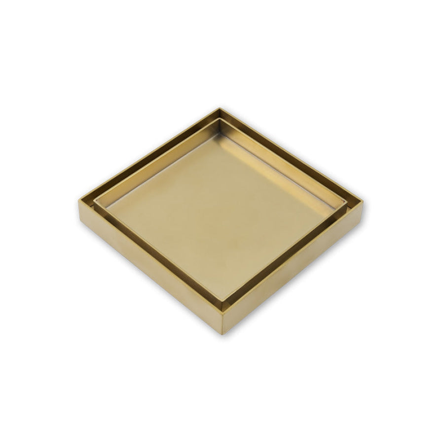 120mm Joemo KANO Square Tile Insert Floor Waste Drain 80/90mm Outlet Stainless Steel 316 Variant Colour Available