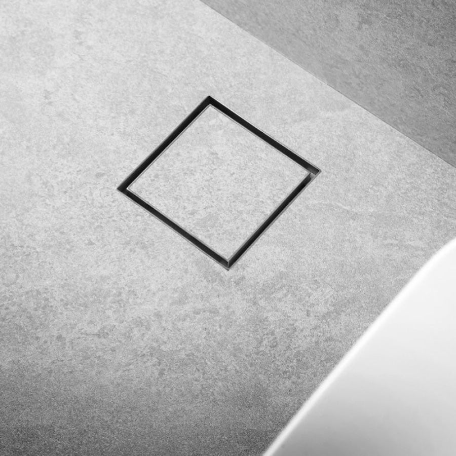 120mm Joemo KANO Square Tile Insert Floor Waste Drain 80/90mm Outlet Stainless Steel 316 Variant Colour Available
