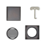 120mm Joemo KANO Square Tile Insert Floor Waste Drain 80/90mm Outlet Stainless Steel 316 Variant Colour Available