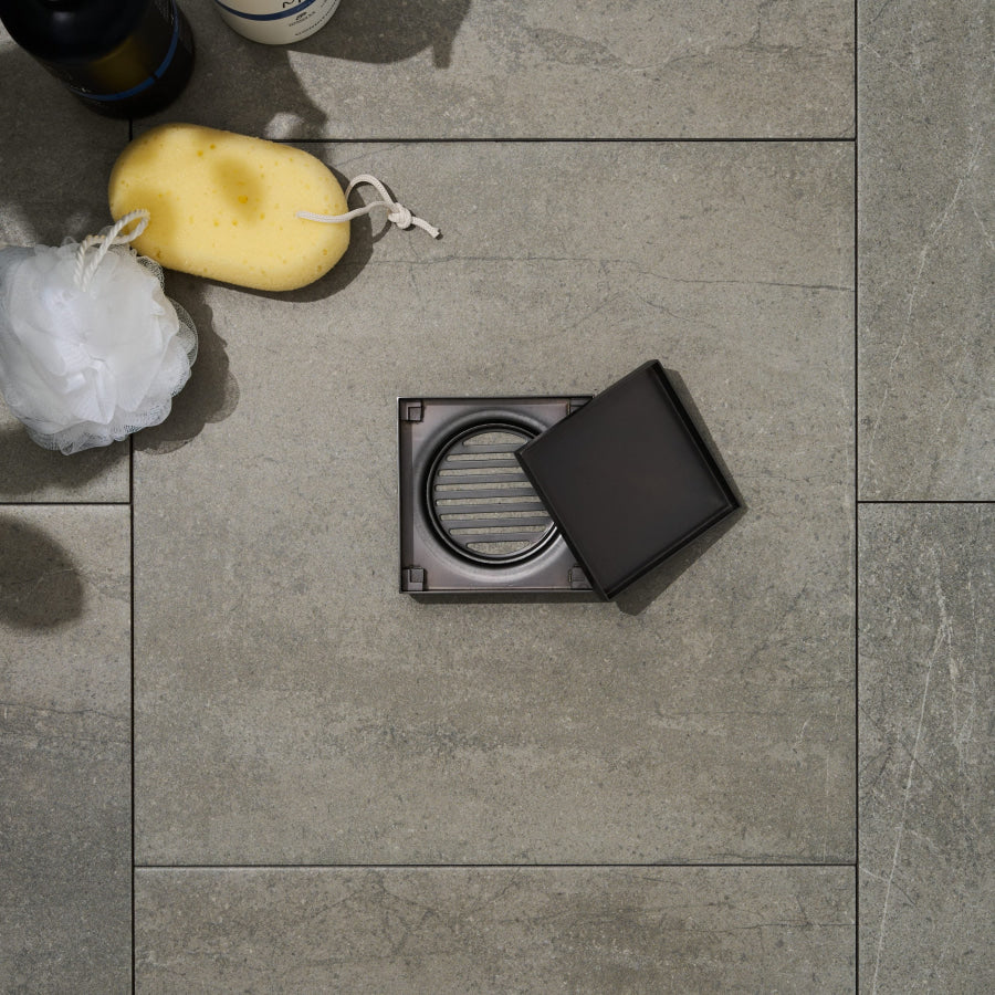 120mm Joemo KANO Square Tile Insert Floor Waste Drain 80/90mm Outlet Stainless Steel 316 Variant Colour Available