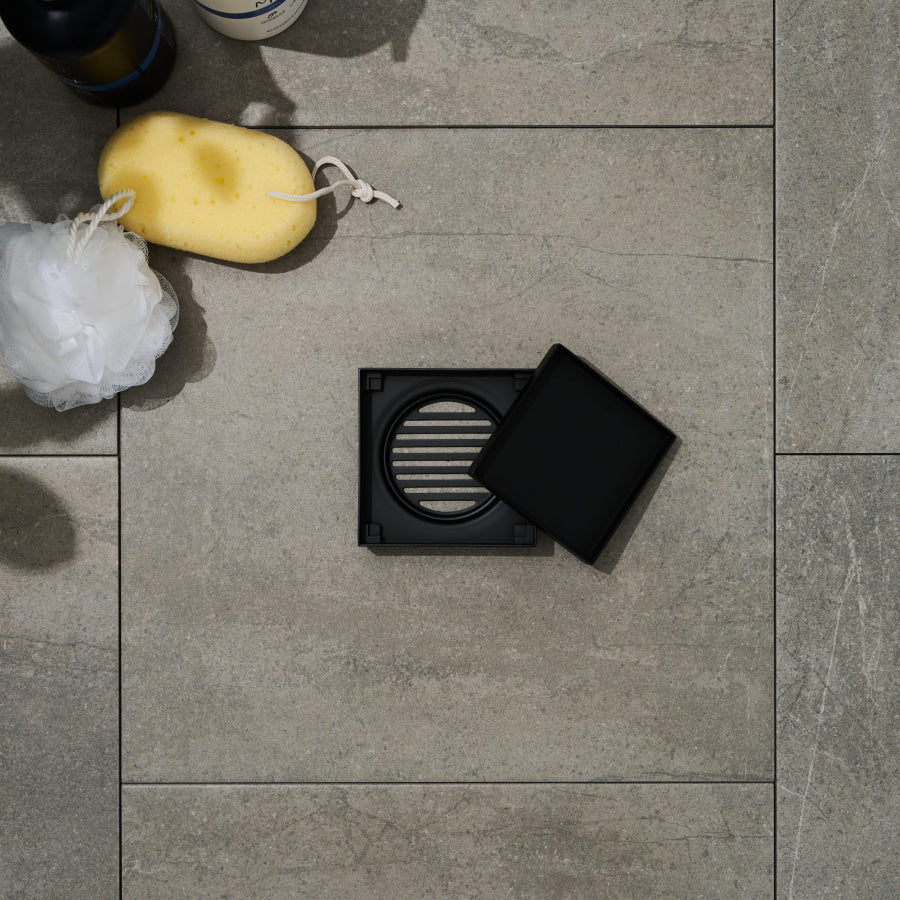 120mm Joemo KANO Square Tile Insert Floor Waste Drain 80/90mm Outlet Stainless Steel 316 Variant Colour Available