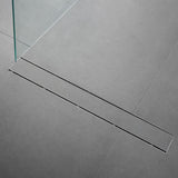 Joemo MICA 100-3000mm Stainless Steel 316 Custom Cut Tile Insert Channel Drain