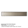 Joemo MICA 100-3000mm Stainless Steel 316 Custom Cut Tile Insert Channel Drain Variant Colour Available