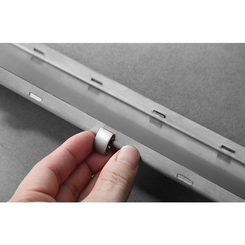 Joemo MICA 100-3000mm Stainless Steel 316 Custom Cut Tile Insert Channel Drain