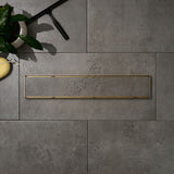 Joemo MICA 100-3000mm Stainless Steel 316 Custom Cut Tile Insert Channel Drain