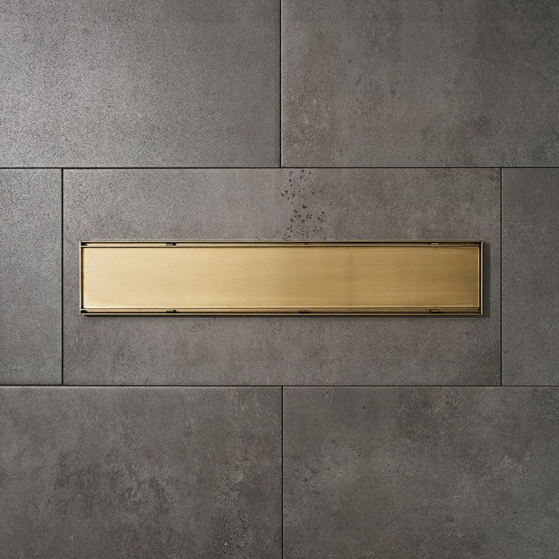 Joemo MICA 100-3000mm Stainless Steel 316 Custom Cut Tile Insert Channel Drain