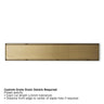 Joemo MICA 100-3000mm Stainless Steel 316 Custom Cut Tile Insert Channel Drain Variant Colour Available