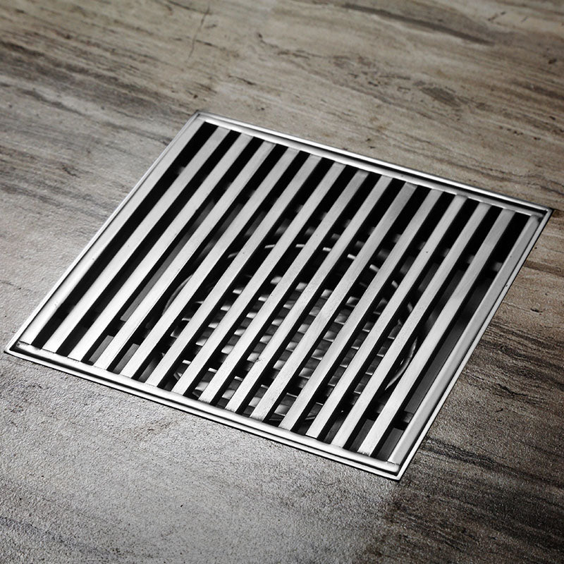 Joemo Mila 110mm x 110mm Square Stainless Steel 316 Linear Floor Grate 90mm Outlet Variant Colour Available