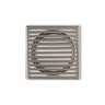 Joemo Mila 110mm x 110mm Square Stainless Steel 316 Linear Floor Grate 90mm Outlet Variant Colour Available