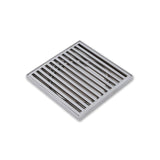 Joemo Mila 110mm x 110mm Square Stainless Steel 316 Linear Floor Grate 90mm Outlet Variant Colour Available