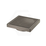 Joemo Mila 110mm x 110mm Square Stainless Steel 316 Linear Floor Grate 90mm Outlet Variant Colour Available