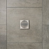 Joemo Mila 110mm x 110mm Square Stainless Steel 316 Linear Floor Grate 90mm Outlet Variant Colour Available
