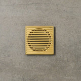 Joemo Mila 110mm x 110mm Square Stainless Steel 316 Linear Floor Grate 90mm Outlet Variant Colour Available