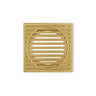Joemo Mila 110mm x 110mm Square Stainless Steel 316 Linear Floor Grate 90mm Outlet Variant Colour Available