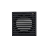 Joemo Mila 110mm x 110mm Square Stainless Steel 316 Linear Floor Grate 90mm Outlet Variant Colour Available