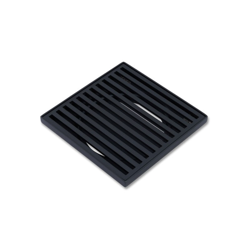 Joemo Mila 110mm x 110mm Square Stainless Steel 316 Linear Floor Grate 90mm Outlet Variant Colour Available