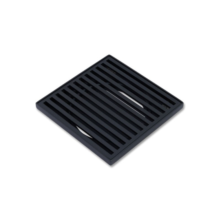 Joemo Mila 110mm x 110mm Square Stainless Steel 316 Linear Floor Grate 90mm Outlet Variant Colour Available