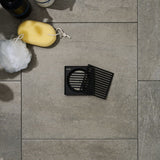 Joemo Mila 110mm x 110mm Square Stainless Steel 316 Linear Floor Grate 90mm Outlet Variant Colour Available